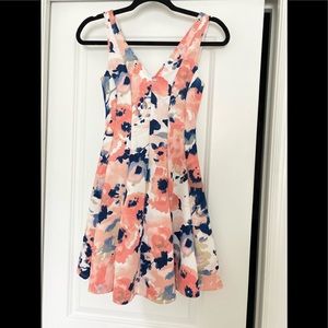 Stretch slight flair mini dress